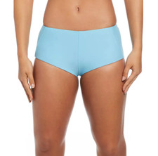 Nike Women's XL Hydralock Cheeky Kickshort Bikini Bottom in Aquarius Blue