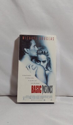 Basic Instinct VHS Tape Sealed in Original Packaging