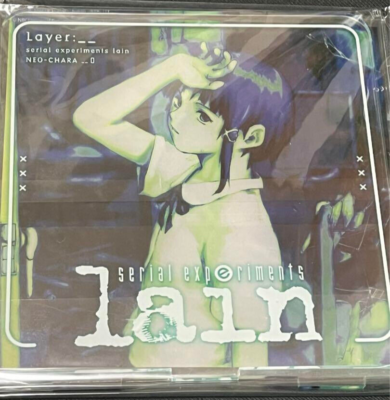serial experiments lain フォトアクリルパネル Japanese anime Serial Experiments Lain acrylic diorama B-3 prize