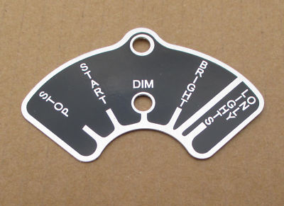 IGNITION + HEADLIGHT SWITCH PLATE FOR MINNEAPOLIS MOLINE LIGHT INDUSTRIAL RTI