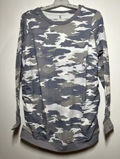 Isabel Maternity Camouflage Sweatshirt Grey XSmall