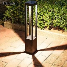 Outdoor LED Post Light 800mm - Black - 6000K Bollard Waterproof IP 65