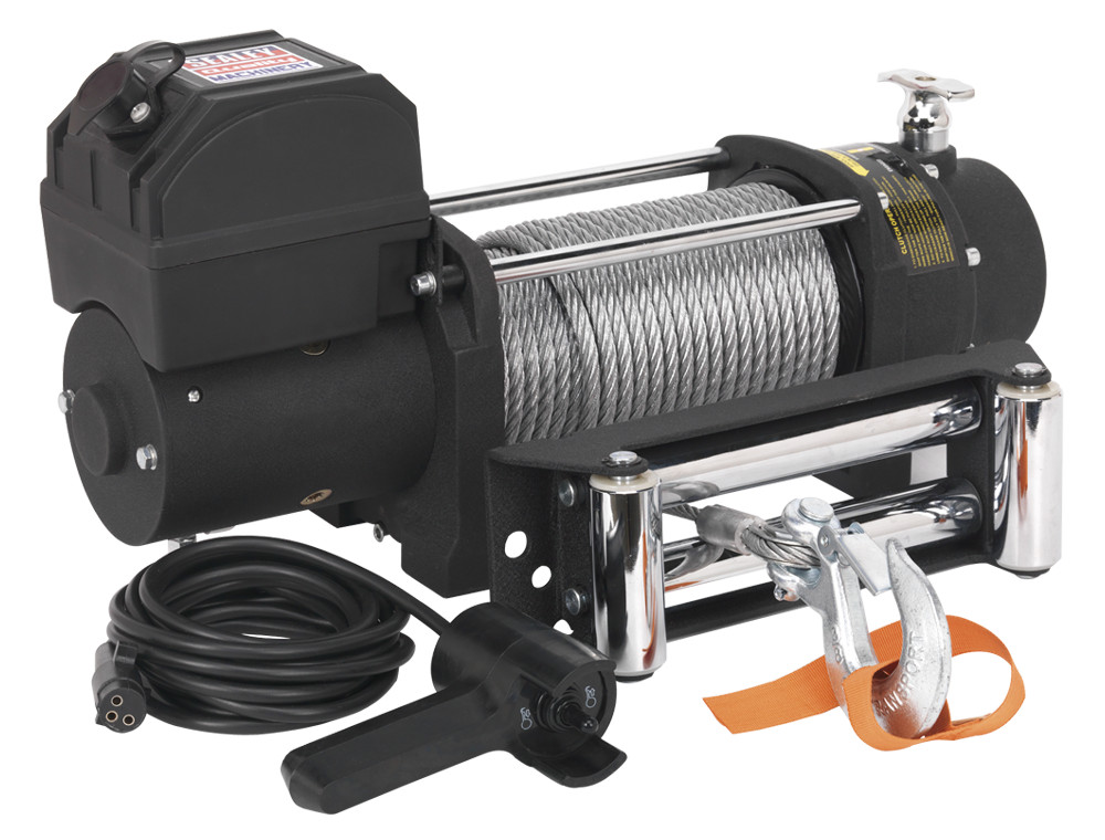 Sealey SRW5450 Self Recovery Winch 5450kg (12000lb) Line Pull 12V