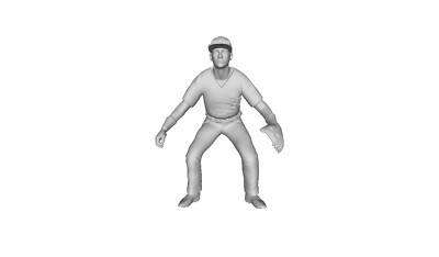 Printle L Homme 1300-Baseballspieler Erste Base Figur Für Dioramen Zugset