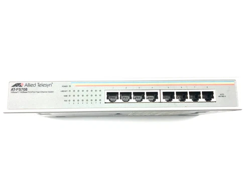 Allied Telesis Switch Ethernet Hub 10/100-Mbits 8 Port AT-FS708