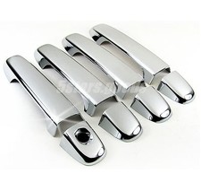 Chrome Side Door Handle Molding Covers Trim For 2012-2018 Toyota Yaris Hatchback