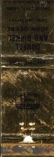 John Deere Matchbook Cover Coufal & Birkel David City NE