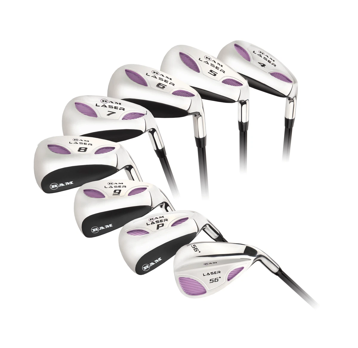 【女性用】RAM LASER ユーティリティ型 アイアンセット ８本 Ladies RAM Iron Set Golf Clubs for sale | eBay