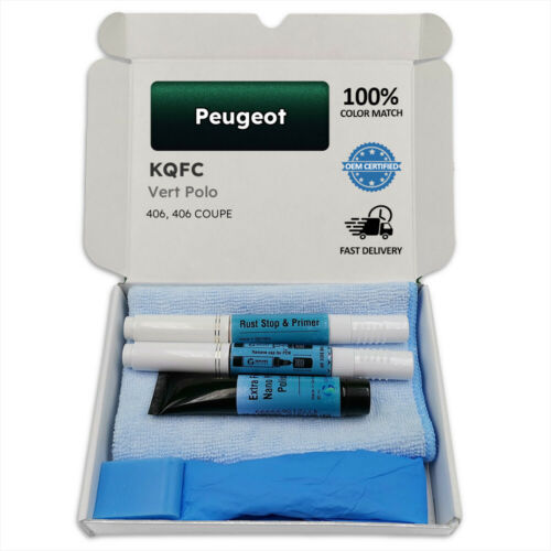 KQFC VERT POLO noir crayon de peinture pour Peugeot 406 COUPÉ crayon à rayures réparation peinture - Photo 1/4