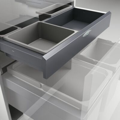 Cox Base-Board  600, Utensilienschublade, silber