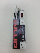 Lvlup Power strip 6-Outlet 1.5 ft Cord - Ivory New