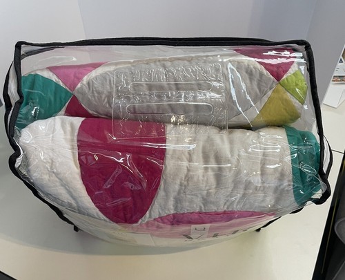 Ropa de cama blanca bohemia VHC Everly Sham algodón geométrico (1 edredón y 2 fundas) - Imagen 12 de 18