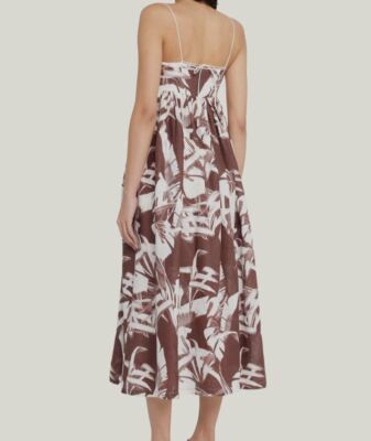 $663 Three Graces London Women's Brown Katie Linen Midi Dress Size 6 | eBay $663 Three Graces London Women's Brown Katie Linen Midi Dress Size 6 | eBay