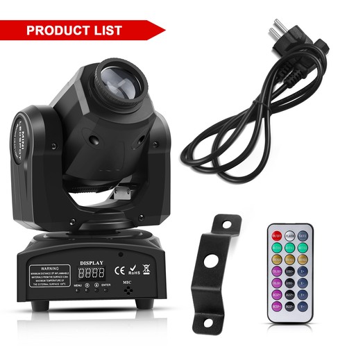120W Gobo Beam Moving Head Light LED WLED DMX Disco DJ Party Stage Lights+Remote - Picture 12 of 12