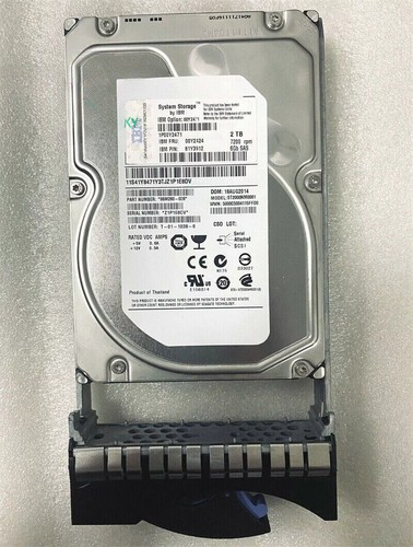 IBM 00Y2471 00Y2424 00Y5715 2TB 7.2K SAS 3.5'' 6Gbs V3700 Hard Drive HDD - Picture 3 of 3