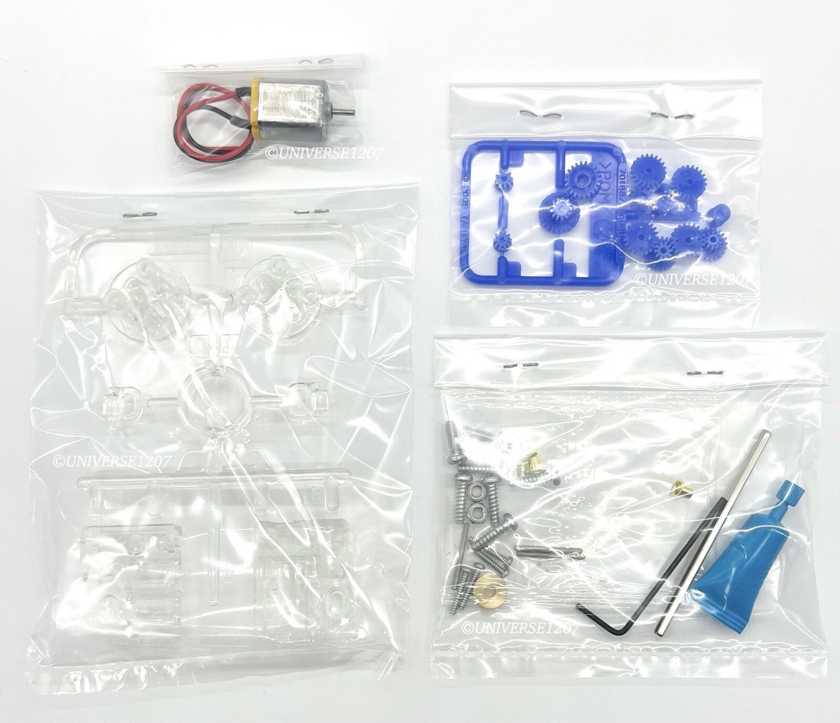 Tamiya 70189 Mini Motor Low-Speed Gearbox (4-Speed) Tanks