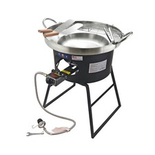 Quemador de propano estufa de gas para camping con juego de tortillas de 23" Comal cocina exterior
