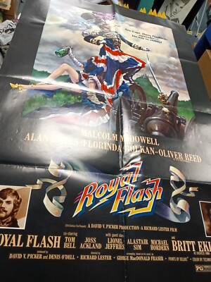 ''Royal Flash'' 1975 Vintage Poster with 13 stills - Malcolm McDowell, Oliver Reed