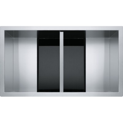 Franke CLV120-33 Crystal Undermount Double Basin Kitchen Sink in STAINLESS STEEL