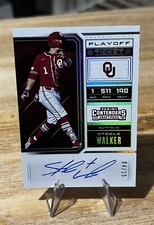 Steele Walker /15 PLAYOFF TICKET SP ON CARD AUTO RPS 2018 Contenders Draft Picks