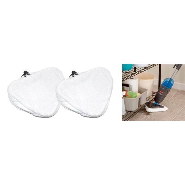 2 X Steam Mop Microfibre Cleaning Cloth Cover Pads Kit Fits EfbeSchott