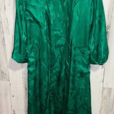 Victoria's Secret Womens Green Belted Robe Size Medium/large vintage gold label