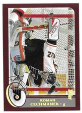 ROMAN CECHMANEK 2002-03 TOPPS GOLD FACT SET CARD NM-MT CONDITION