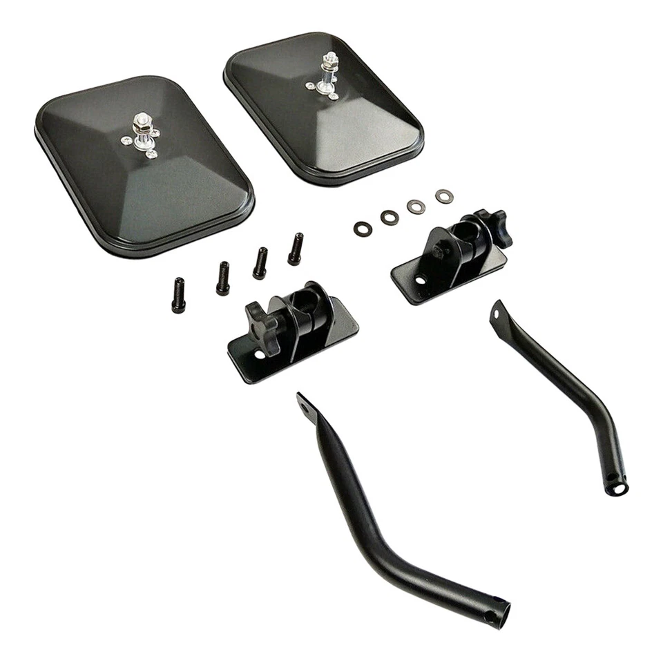 Espejos retrovisores con bisagra lateral L&R para Jeep Wrangler JK JKU CJ TJ YJ 97-17 Foto 2 de 4