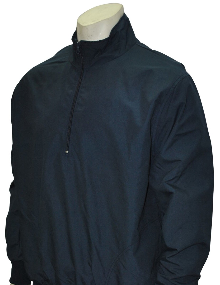 SMITTY BBS-321 NAVY Baseball Softball Microfiber Shell Pullover Umpire  Jacket