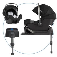 Nuna Pipa Icon I Size Carry Cot With Pipa-fix Base Design Caviar Nuna Pipa Icon I Size Carry Cot With Pipa-fix Base Design Caviar