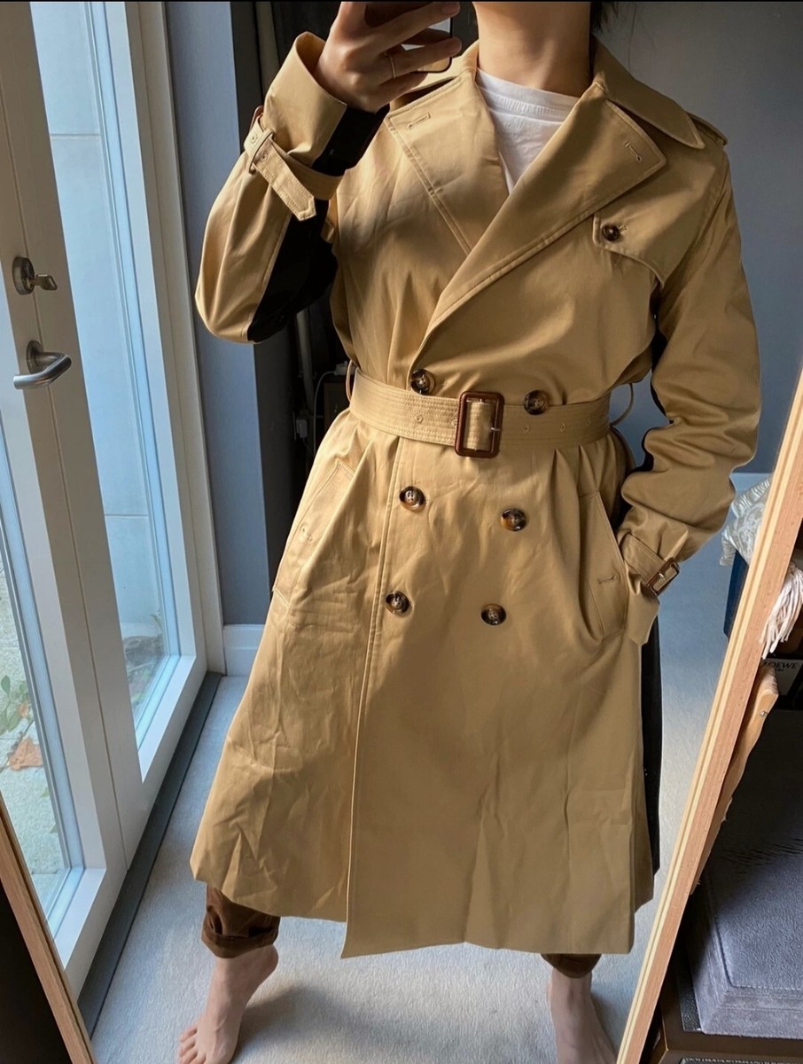 Alexander mcqueen coat Hybrid Graffiti belted trench coat