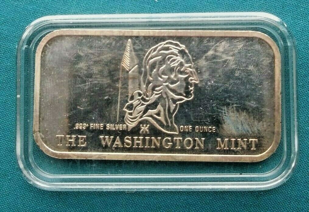 The Washington Mint 999 F. Silver Art Bar liberty #5734 | eBay