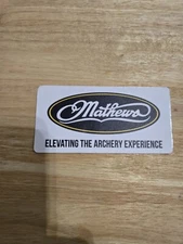 Mathews Archery Window Sticker Decal New 2 1/4" By 4 1/2"