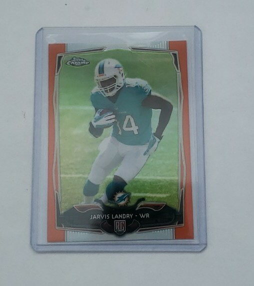 Jarvis Landry 2014 Topps Chrome Orange Refractor #177 Rookie RC Miami Dolphins