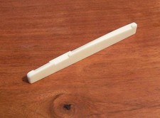 Akustik-/Volksgitarre Premium kompensierter Knochensteg Sattel creme elfenbein 72 mm