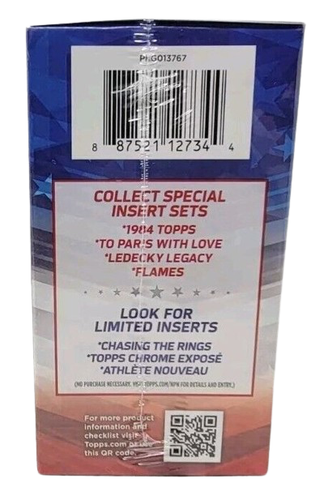 TOPPS CHROME 2024 U.S. OLYMPIC & PARALYMPIC TEAM HOPEFULS BLASTER (7 PACK) BOX - Picture 3 of 4