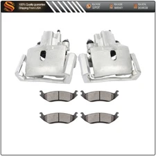 For 2005-2010 Dodge Ram 1500 Rear Brake Calipers w/ Ceramic Pads Accessories Kit