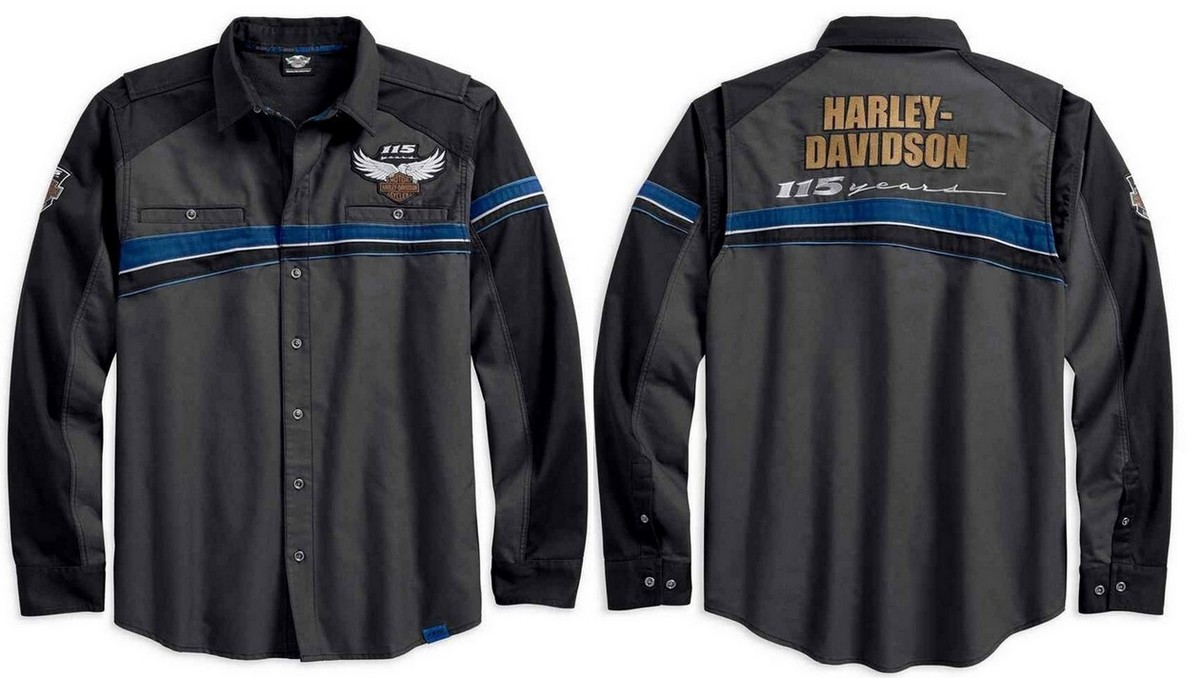 Harley-Davidson 115周年 限定モデル ブルゾン 刺繍 MA-1 Harley-Davidson 115周年 限定モデル ブルゾン 刺繍 MA-1（新