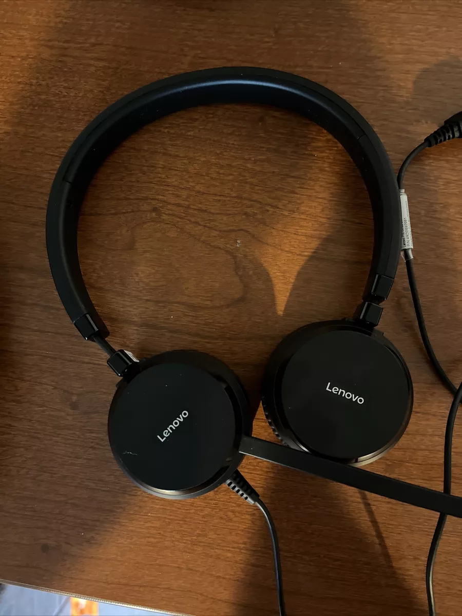 Lenovo Pro Wired Stereo VOIP Headset 4XD0S92991 with carrying case
