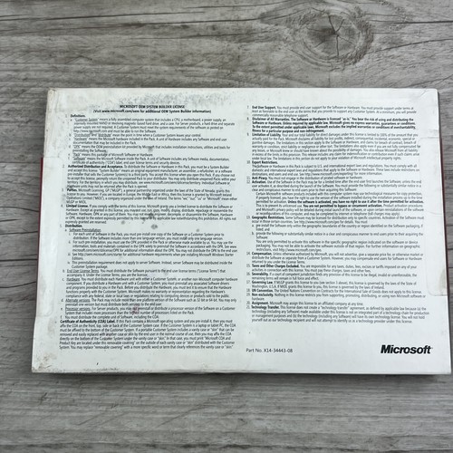 Microsoft Windows Pro 7 x32 English FQC-04617 OEM System Builder Pack - Picture 5 of 6