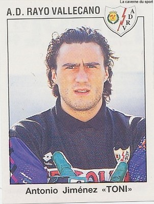Nr. 227 ANTONIO JIMENEZ TONI RAYO VALLECANO CHROM STICKER PANINI LIGA 1994
