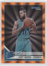 2019-20 Panini Donruss Rated Rookie Holo Orange Laser Cody Martin #233 08y7