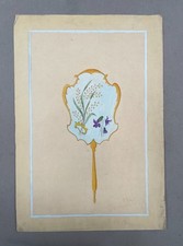 Spiegelprojekt, von Hand, Aquarell signiert L. Gagé, Anfang 20. Jh.