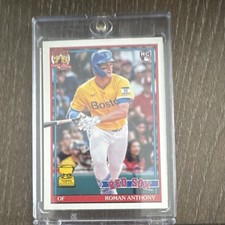 Topps 2026 Series 1 1991 Insert Roman Anthony Red Sox Rookie T91-71 Card