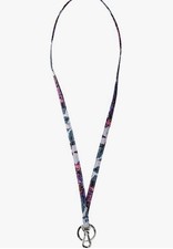 Vera Bradley petite Neon Blooms NWT THIN lanyard 027