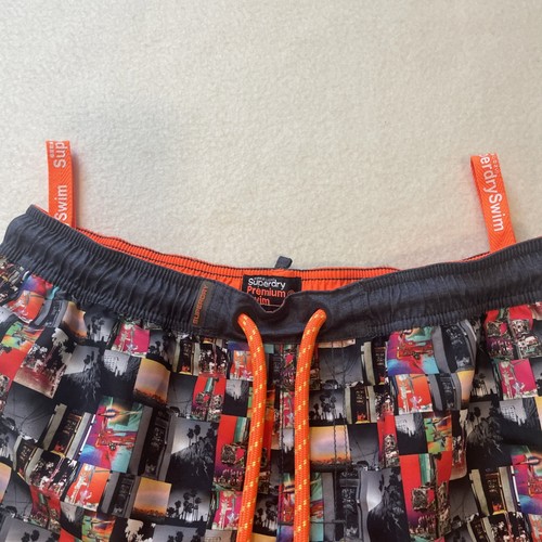 Superdry Volley Swim Short Men’s Size M Lined Premium Beach Pockets Swim Suit - Picture 13 of 16