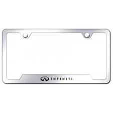 , INC. Officially Licensed Laser Etched Cut-Out Frame for Infiniti (Chrome)