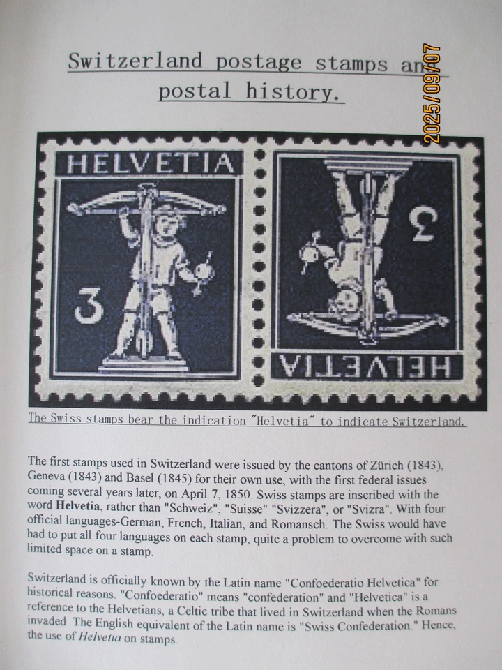 Switzerland stamp collection/ Dated - 1945-1971 ~ 1972-1988 ~ 1988-1995 - MNH - Image 2 of 4