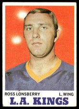1970-71 Topps Hockey Card Ross Lonsberry Los Angeles Kings #37 VG-EX