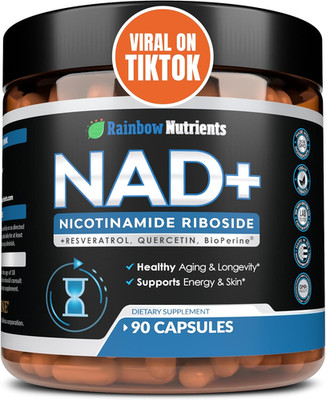 13,510Mg NAD+ Supplement- Nicotinamide Riboside, Resveratrol, Quercetin & Bioper